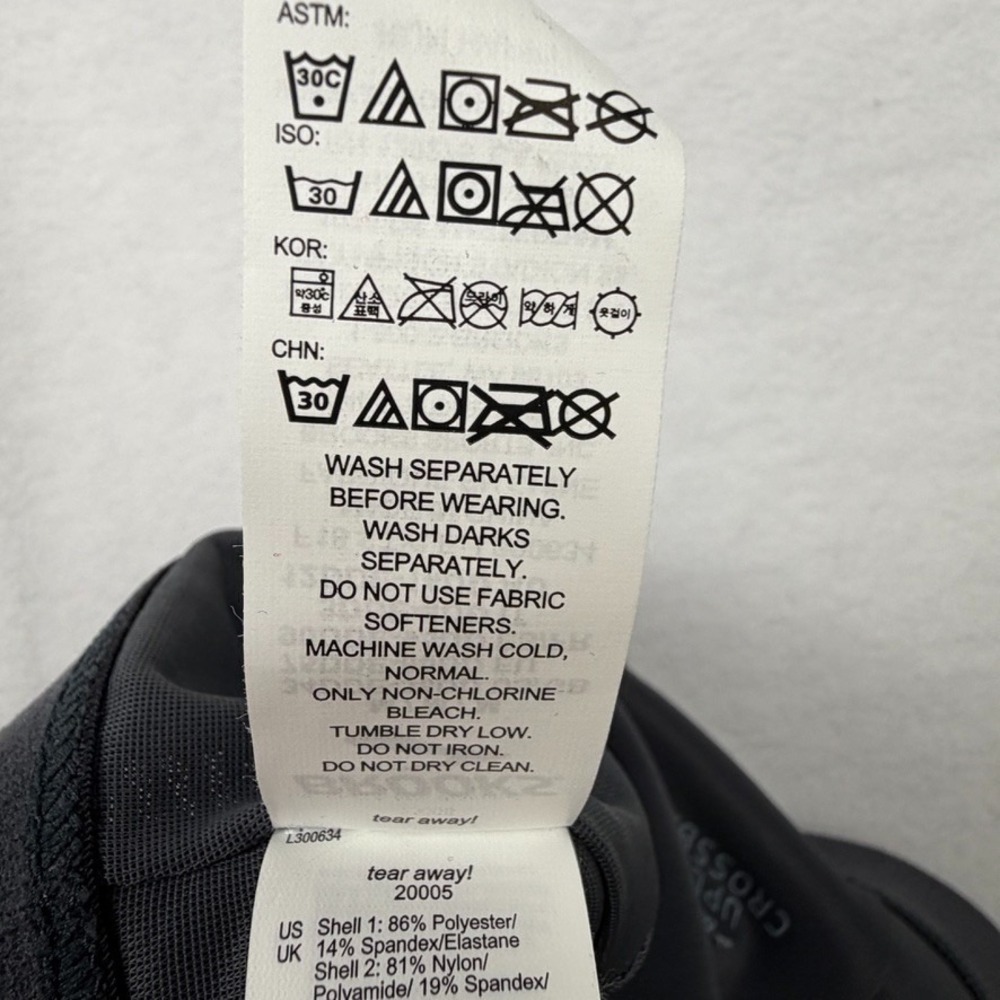 Brooks Sports Bra M UpHold Crossback High Impact Support Running Gym L300634610 - Picture 9 of 11